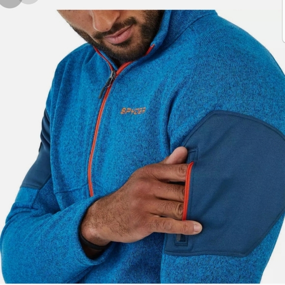 Spyder Men's Empire Jacket nwt stylish full zip - Picture 3 of 9